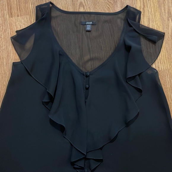 Jacob Sleeveless Sheer Top - Picture 1 of 3